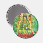 "Dragon d'eau" Kuan Yin Magnet (Recto/Verso)