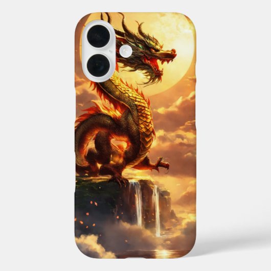 "Dragon Design iPhone 16 Coque - Design et protect (Verso)
