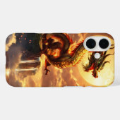 "Dragon Design iPhone 16 Coque - Design et protect (Verso (horizontal))