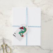 Dragon Design sur les étiquettes cadeaux (Avec de laficelle)