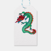 Dragon Design sur les étiquettes cadeaux (Dos)