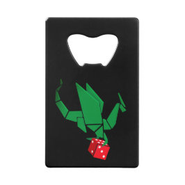Dragon Dice Bottle Open Kredietkaart Flessenopener
