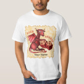 Dragon Dobbelstenen  T-shirt (Voorkant)