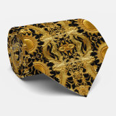 dragon d'or cravate (Roulé)