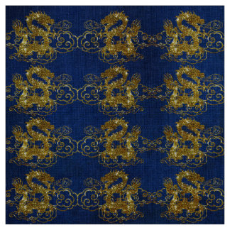 Dragon d'or, tissu