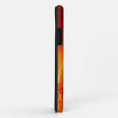 Dragon d'or tribal et coque iphone de soleil brûla (Dos/Droite)