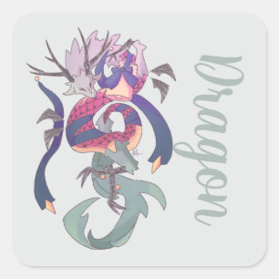 Dragon, dragon autocollant