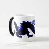 Dragon Dragon Black en Blue Magische Mok (Voorkant links)