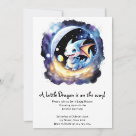 Dragon Dreams: Baby shower Get-Together Kaart