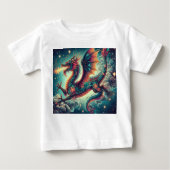 Dragon Dreams: Kinder T-shirt met Whimsical Stick (Voorkant)