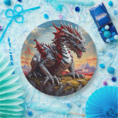 Dragon Dreamscape Papieren Bordje (Feest)