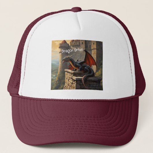 Dragon Drive Trucker Hat Trucker Pet (Voorkant)