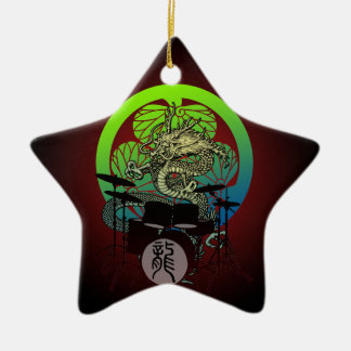 Dragon Drum 03 Keramisch Ornament