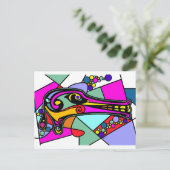Dragon Duck Briefkaart (Staand voorkant)