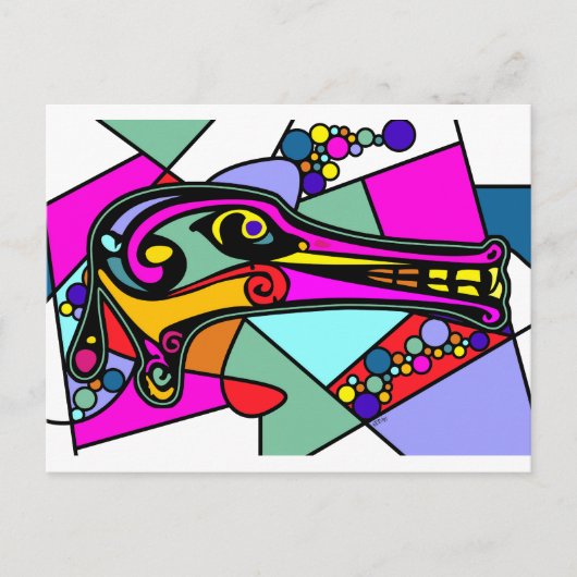 Dragon Duck Briefkaart (Voorkant)