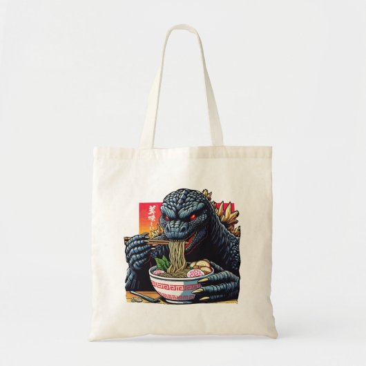 Dragon eating ramen  tote bag (Voorkant)