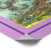 DRAGON-EIEREN, MEDIEVAL LAIR, FANTASY FOLK ART POSTER (Hoek)