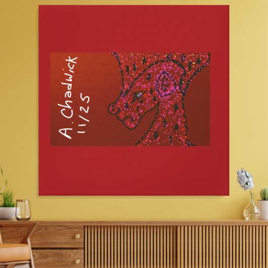 Dragon Emperor Canvas Afdruk (Insitu (Woonkamer))