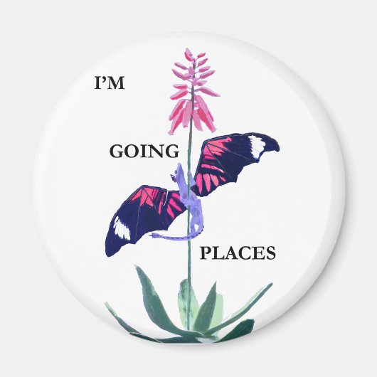 Dragon en Cactus Magneet (Voorkant)