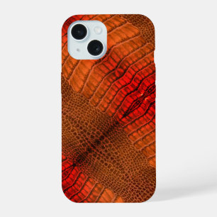 Dragon en cuir faux orange vif