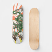 Dragon en de rijzende zon skateboard (Voorkant)