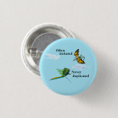Dragon en Kite Ronde Button 3,2 Cm (Voorkant /achterkant)