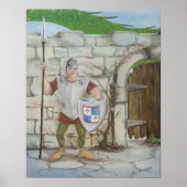 Dragon en Knight Poster (Voorkant)