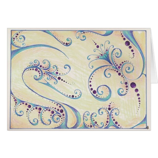 Dragon en Lilly Card (Voorkant Horizontaal)