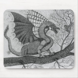 Dragon en Owl Mousepad Muismat