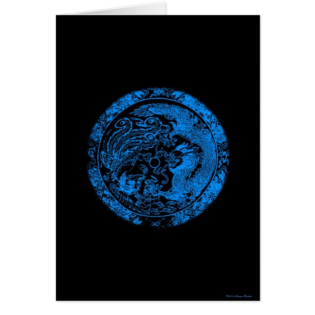 Dragon en Phoenix Kaart (Voorkant)
