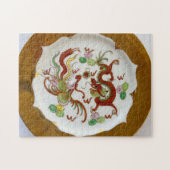 Dragon- en Phoenix-porseleinen plaat Legpuzzel (Horizontaal)
