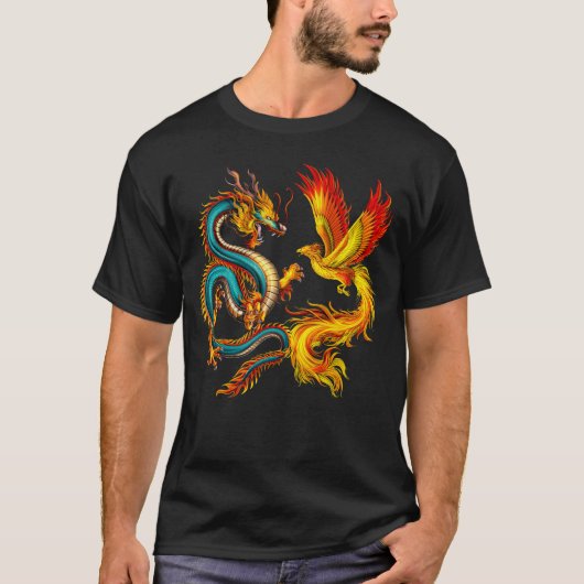 Dragon en Phoenix T-shirt (Voorkant)