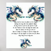 Dragon en St. George Poster (Voorkant)