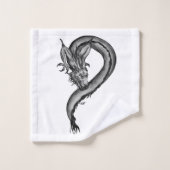 Dragon en style tatouage (Gant de toilette)