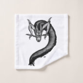 Dragon en style tatouage (Gant de toilette)
