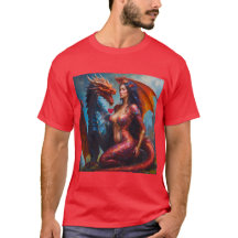 Dragon en T-shirt Love
