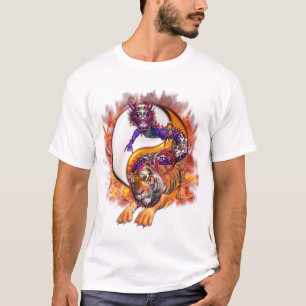 Dragon en Tiger Yin Yang T-shirt