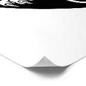 dragon en tijger yin yang symbool poster (Hoek)