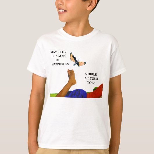 Dragon en Toes T-shirt (Voorkant)