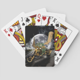 Dragon en vloerbedekking slepen speelkaarten