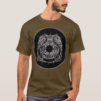 Dragon en Wolf Viking T-shirt