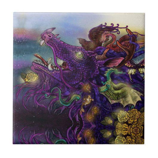 Dragon Enchantment Tegeltje (Voorkant)