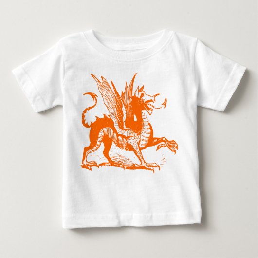 Dragon Engraving - Oranje (Voorkant)