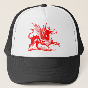 Dragon Engraving - Rood Trucker Pet