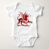Dragon Engraving - Ruby Red Romper (Voorkant)