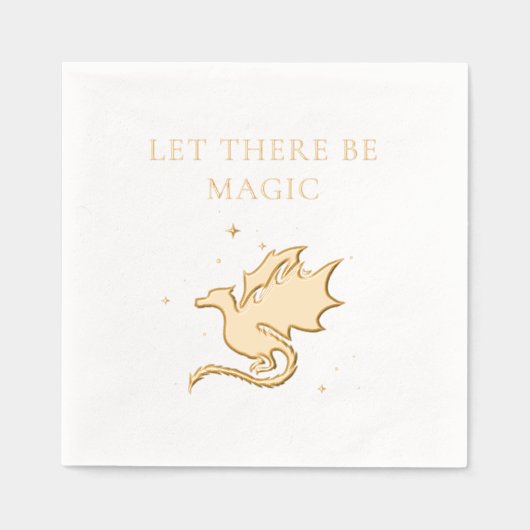 Dragon et étoiles Qu'il y ait de la magie (Recto)