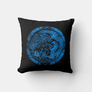 Dragon et Phoenix American MoJo Coussin