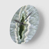 Dragon Eye Agate Druzy Ronde Klok (Hoek)