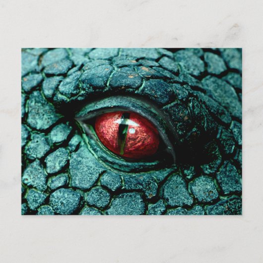 Dragon Eye Fantasy Gothic Briefkaart (Voorkant)