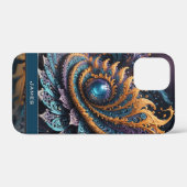 Dragon Eye Modern Abstracte geometrische fractale  Case-Mate iPhone Case (Achterkant (horizontaal))